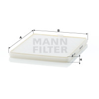 Фильтр салона MANN-FILTER CU 2326
